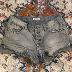 Free People Distressed Shorts